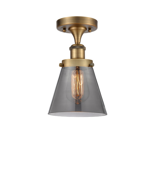 Innovations - 916-1C-BB-G63 - One Light Semi-Flush Mount - Ballston - Brushed Brass