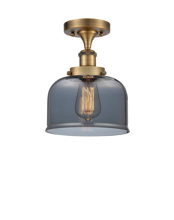 Innovations - 916-1C-BB-G73 - One Light Semi-Flush Mount - Ballston - Brushed Brass