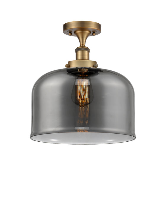Innovations - 916-1C-BB-G73-L - One Light Semi-Flush Mount - Ballston - Brushed Brass