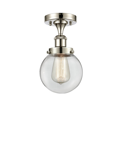 Innovations - 916-1C-PN-G202-6 - One Light Semi-Flush Mount - Ballston - Polished Nickel