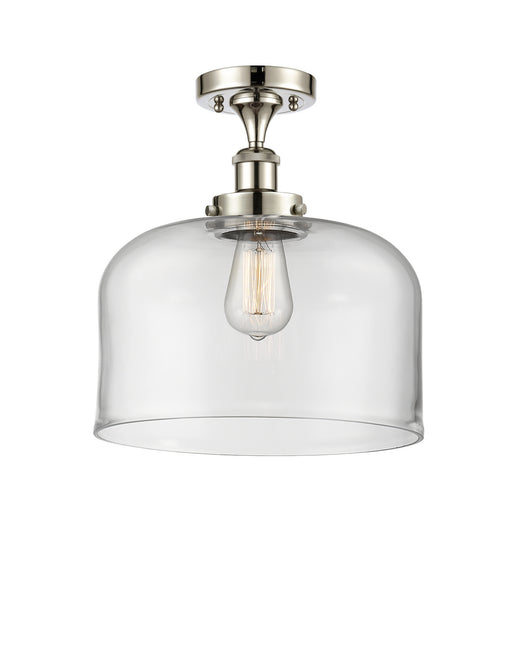 Innovations - 916-1C-PN-G72-L - One Light Semi-Flush Mount - Ballston - Polished Nickel
