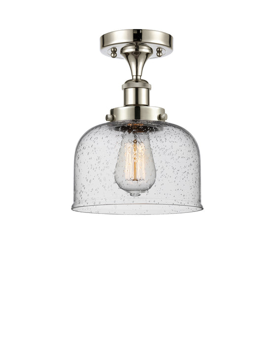 Innovations - 916-1C-PN-G74 - One Light Semi-Flush Mount - Ballston - Polished Nickel