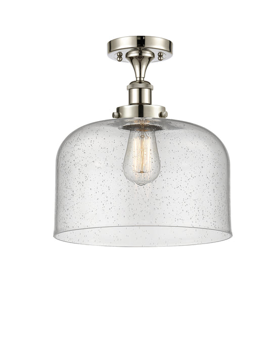 Innovations - 916-1C-PN-G74-L - One Light Semi-Flush Mount - Ballston - Polished Nickel