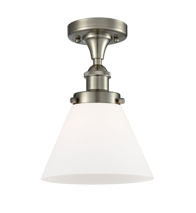 Innovations - 916-1C-SN-G41 - One Light Semi-Flush Mount - Ballston - Brushed Satin Nickel