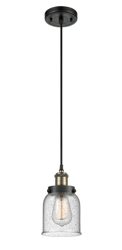 Ballston Urban One Light Mini Pendant Black Antique Brass