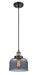 Innovations - 916-1P-BAB-G73 - One Light Mini Pendant - Ballston - Black Antique Brass