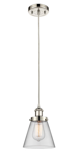 Ballston Urban One Light Mini Pendant Polished Nickel