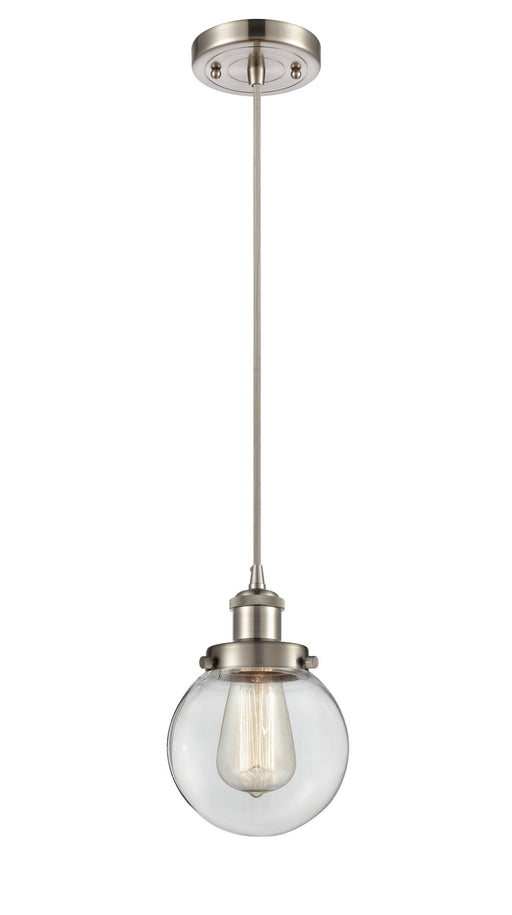 Innovations - 916-1P-SN-G202-6-LED - LED Mini Pendant - Ballston - Brushed Satin Nickel