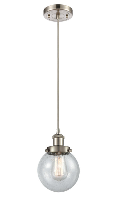 Innovations - 916-1P-SN-G204-6 - One Light Mini Pendant - Ballston - Brushed Satin Nickel