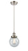 Innovations - 916-1P-SN-G204-6 - One Light Mini Pendant - Ballston - Brushed Satin Nickel
