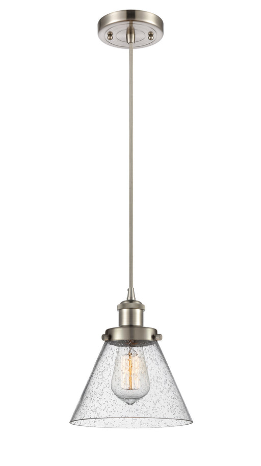 Innovations - 916-1P-SN-G44 - One Light Mini Pendant - Ballston - Brushed Satin Nickel