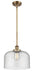 Innovations - 916-1S-BB-G74-L-LED - LED Mini Pendant - Ballston - Brushed Brass