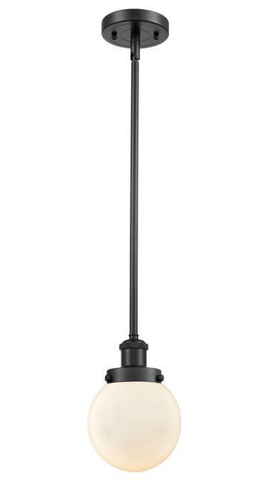 Innovations - 916-1S-BK-G201-6-LED - LED Mini Pendant - Ballston - Matte Black