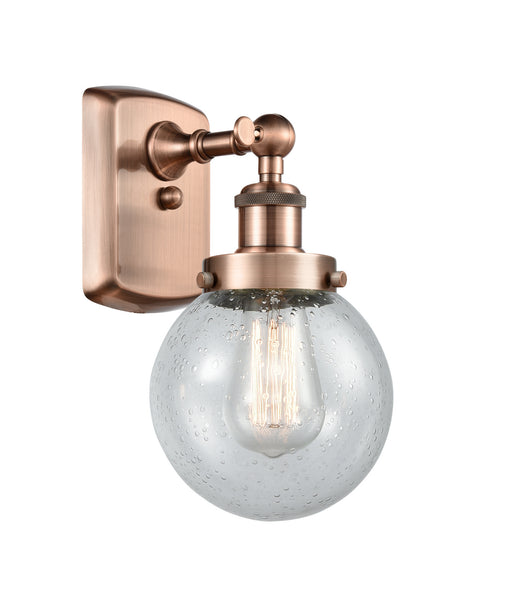 Innovations - 916-1W-AC-G204-6-LED - LED Wall Sconce - Ballston - Antique Copper
