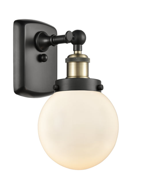 Innovations - 916-1W-BAB-G201-6-LED - LED Wall Sconce - Ballston - Black Antique Brass