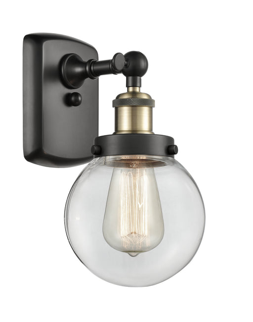 Innovations - 916-1W-BAB-G202-6 - One Light Wall Sconce - Ballston - Black Antique Brass