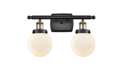 Innovations - 916-2W-BAB-G201-6 - Two Light Bath Vanity - Ballston - Black Antique Brass