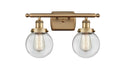 Innovations - 916-2W-BB-G202-6 - Two Light Bath Vanity - Ballston - Brushed Brass