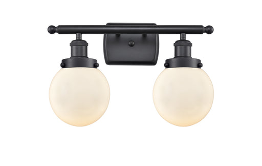 Innovations - 916-2W-BK-G201-6-LED - LED Bath Vanity - Ballston - Matte Black