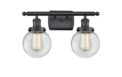 Innovations - 916-2W-BK-G202-6 - Two Light Bath Vanity - Ballston - Matte Black