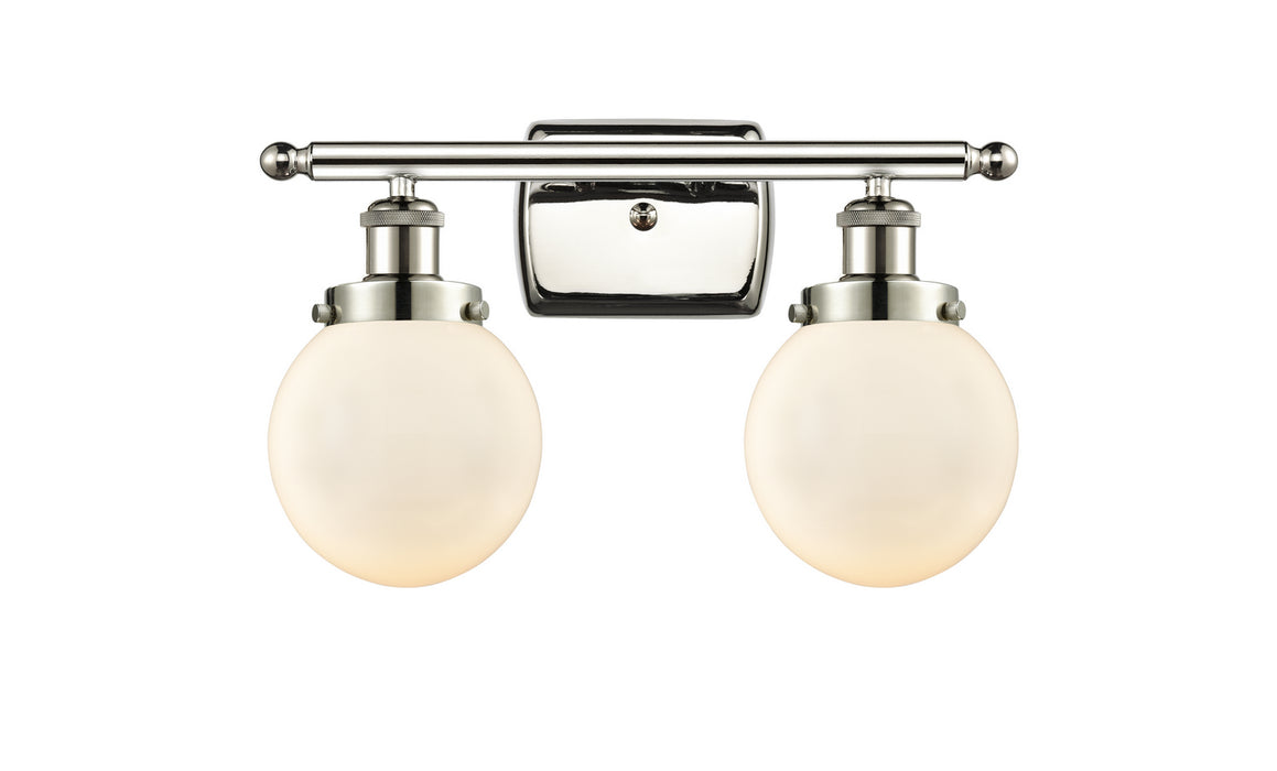 Innovations - 916-2W-PN-G201-6 - Two Light Bath Vanity - Ballston - Polished Nickel