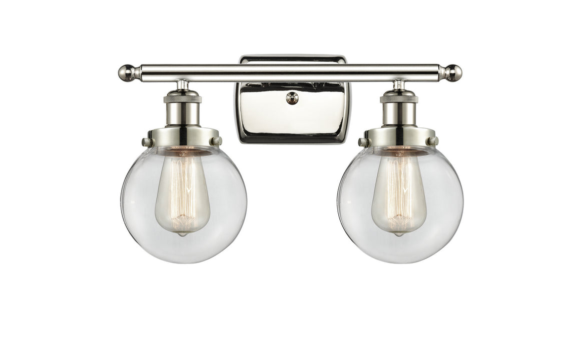 Innovations - 916-2W-PN-G202-6 - Two Light Bath Vanity - Ballston - Polished Nickel