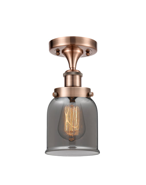 Innovations - 916-1C-AC-G53 - One Light Semi-Flush Mount - Ballston - Antique Copper