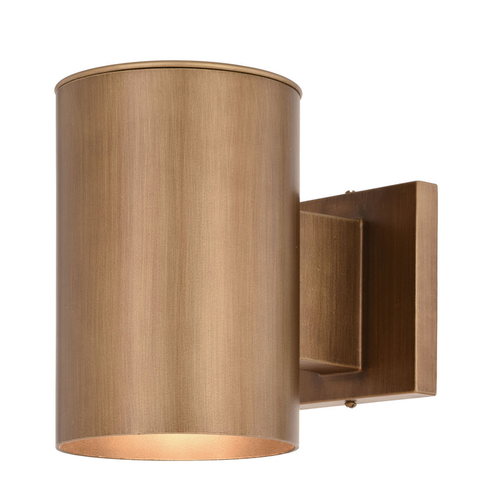 Vaxcel - T0587 - One Light Outdoor Wall Mount - Chiasso - Warm Brass