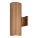 Vaxcel - T0588 - Two Light Outdoor Wall Mount - Chiasso - Warm Brass