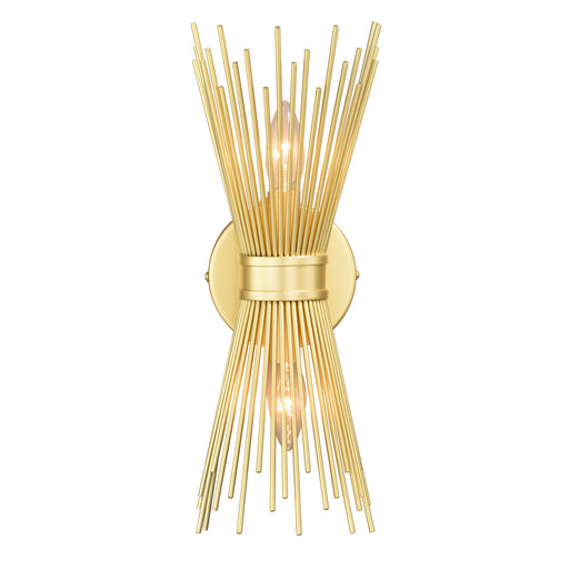 Vaxcel - W0337 - Two Light Wall Sconce - Nikko - Gold