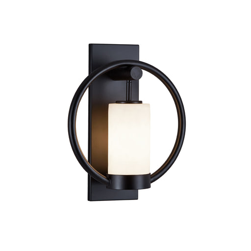 Justice Designs - CLD-7732W-MBLK - One Light Outdoor Wall Sconce - Redondo - Matte Black