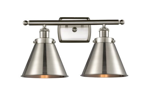 Innovations - 916-2W-SN-M13-SN - Two Light Bath Vanity - Ballston - Brushed Satin Nickel