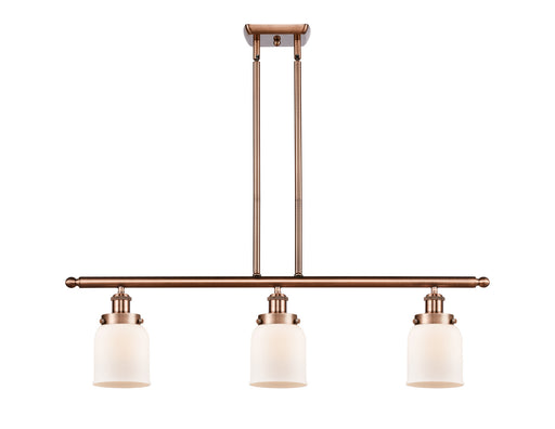 Ballston Urban Three Light Island Pendant Antique Copper