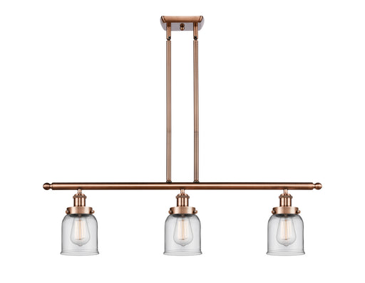 Innovations - 916-3I-AC-G52 - Three Light Island Pendant - Ballston - Antique Copper