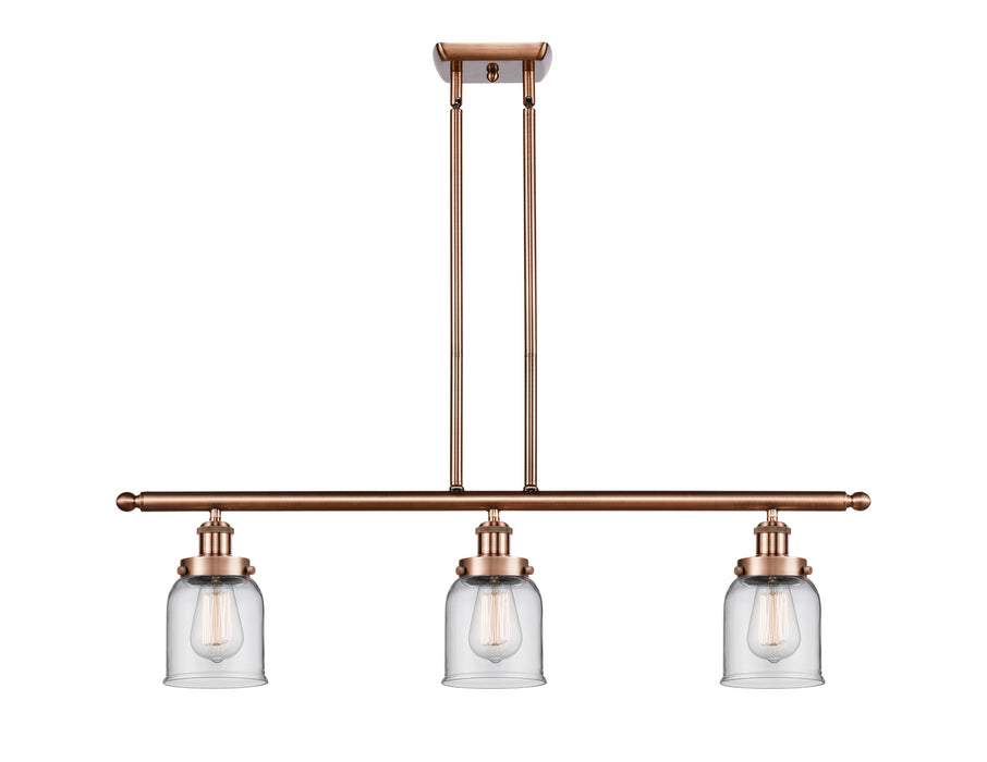 Innovations - 916-3I-AC-G52 - Three Light Island Pendant - Ballston - Antique Copper