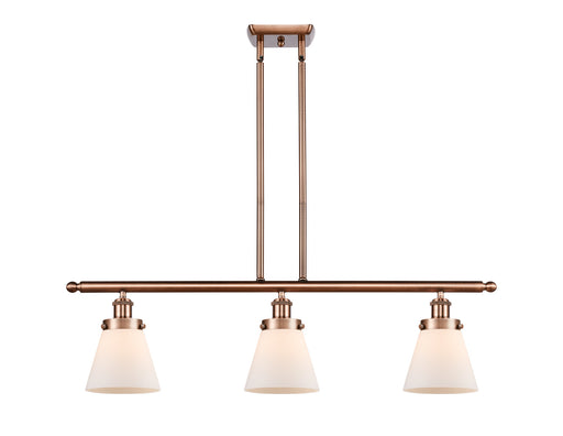 Ballston Urban Three Light Island Pendant Antique Copper