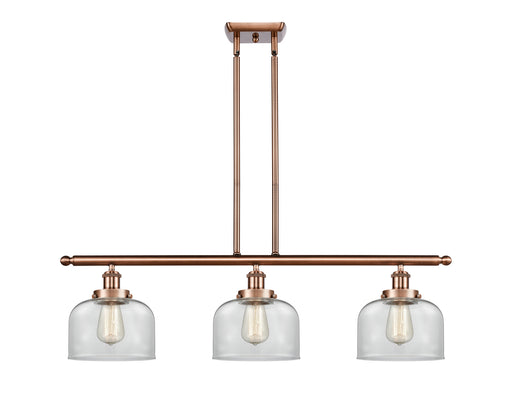 Innovations - 916-3I-AC-G72 - Three Light Island Pendant - Ballston - Antique Copper