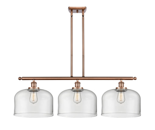 Innovations - 916-3I-AC-G72-L - Three Light Island Pendant - Ballston - Antique Copper