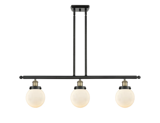 Innovations - 916-3I-BAB-G201-6 - Three Light Island Pendant - Ballston - Black Antique Brass