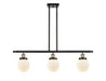 Innovations - 916-3I-BAB-G201-6 - Three Light Island Pendant - Ballston - Black Antique Brass