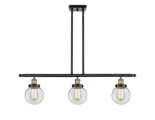 Innovations - 916-3I-BAB-G202-6 - Three Light Island Pendant - Ballston - Black Antique Brass