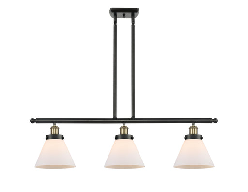 Ballston Urban Three Light Island Pendant Black Antique Brass