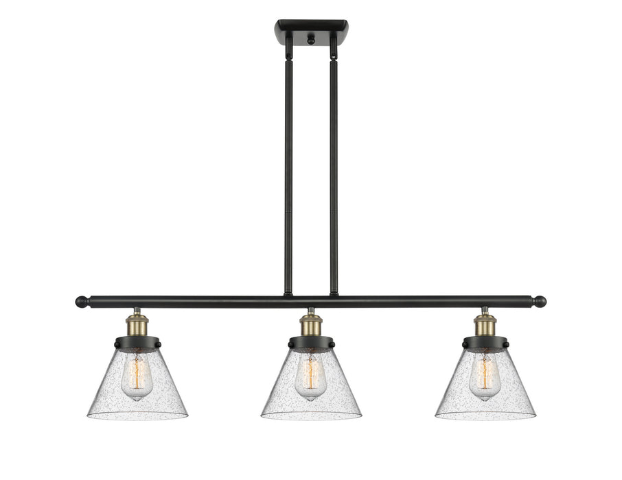 Innovations - 916-3I-BAB-G44 - Three Light Island Pendant - Ballston - Black Antique Brass