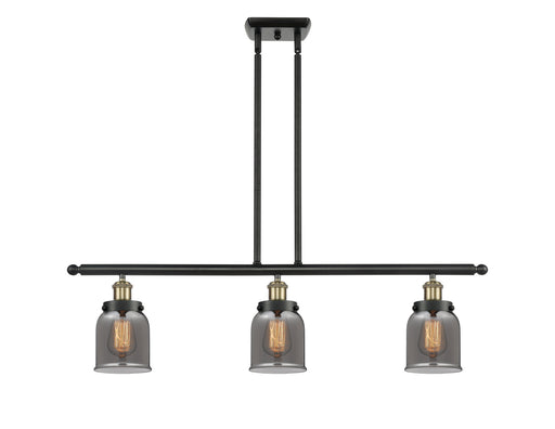 Ballston Urban Three Light Island Pendant Black Antique Brass