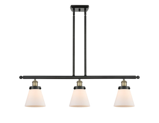 Ballston Urban Three Light Island Pendant Black Antique Brass