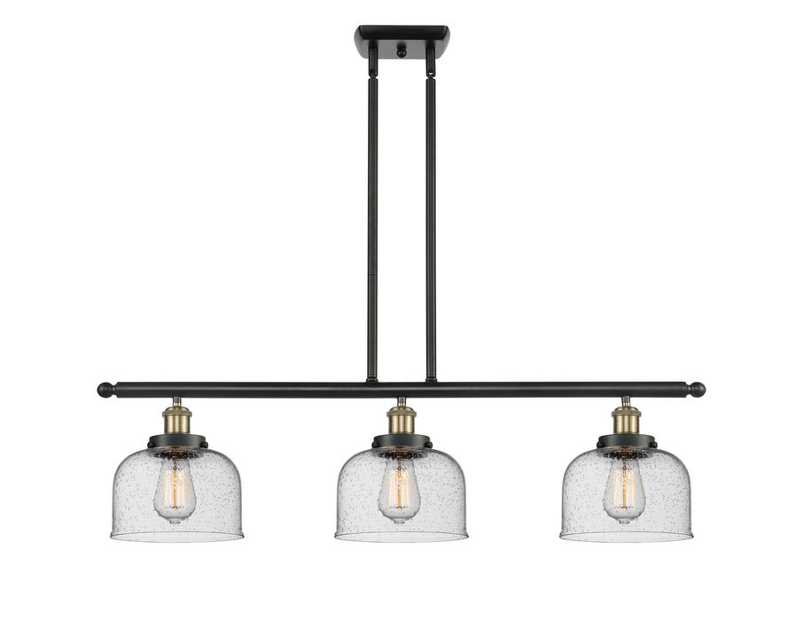 Innovations - 916-3I-BAB-G74 - Three Light Island Pendant - Ballston - Black Antique Brass