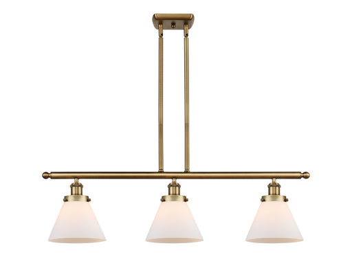 Innovations - 916-3I-BB-G41 - Three Light Island Pendant - Ballston - Brushed Brass