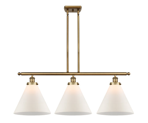 Innovations - 916-3I-BB-G41-L - Three Light Island Pendant - Ballston - Brushed Brass