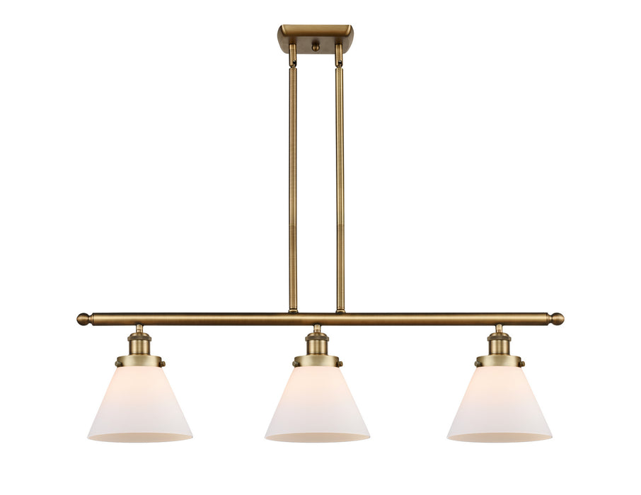 Innovations - 916-3I-BB-G41-LED - LED Island Pendant - Ballston - Brushed Brass