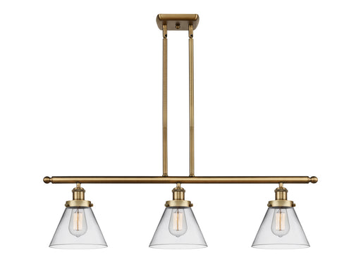 Innovations - 916-3I-BB-G42 - Three Light Island Pendant - Ballston - Brushed Brass